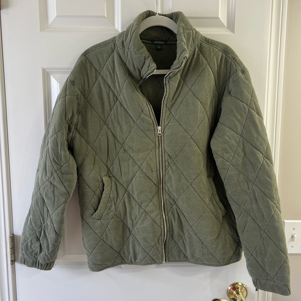 Wild Fable Olive Green Quilted Womens Jacket